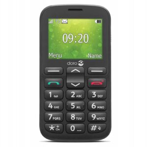 Telefon komórkowy Doro 1382 DFB-0350 Czarny