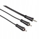 Kabel Hama 123238 minijack (3,5 mm) - 2x RCA (cinch) 0,75 m
