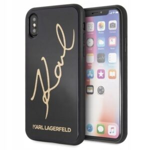 Plecki Karl Lagerfeld do Apple iPhone X/XS czarny