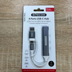 SITECOM 4 PORTS USB C HUB KONCENTRATOR USB