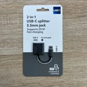 ROZDZIELACZ LAB31 USB-C DO USB-C 3,5MM JACK