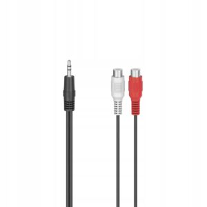Kabel Hama jack-cinch microjack (2,5 mm) - 2x RCA (cinch) 0,01 m