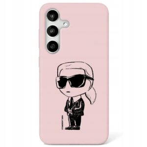 Plecki Karl Lagerfeld do Samsung Galaxy S25 różowy