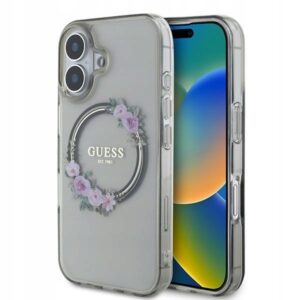 Plecki Guess do Apple iPhone 16 czarny