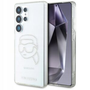 Plecki Karl Lagerfeld do Samsung Galaxy S25 Ultra bezbarwny