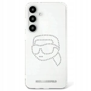 Plecki Karl Lagerfeld do Samsung Galaxy S25 bezbarwny