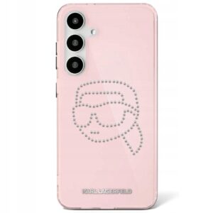Plecki Karl Lagerfeld do Samsung Galaxy S25 Ultra różowy