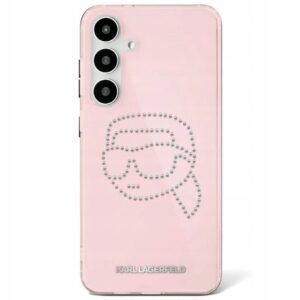 Plecki Karl Lagerfeld do Samsung Galaxy S25 różowy