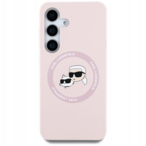 Plecki Karl Lagerfeld do Samsung Galaxy S25+ różowy