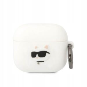 Etui z klapką Karl Lagerfeld do Apple Airpods 3 biały