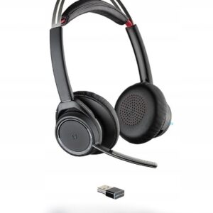 POLY Voyager Focus UC Zestaw słuchawkowy Opaska na głowę Czarny Bluetooth
