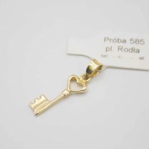 Piękna Złota Zawieszka P.585 W. 0,97G Nr.100