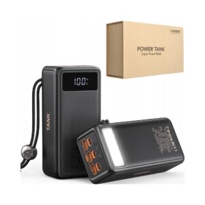 VEGER powerbank 56000 mAh PD QC3.0 5A 130W Tank Boost (W5001C) czarny