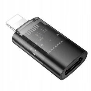 HOCO adapter OTG Lightning (męski) do Typ C (żeński) UA36A transparentny