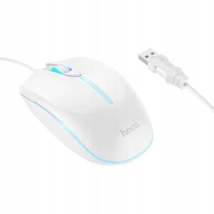 Myszka przewodowa gamingowa Hoco USB A 2400 dpi GM37 biała