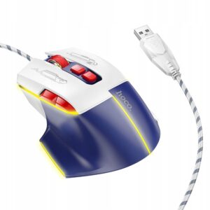 HOCO mysz myszka komputerowa gamingowa przewodowa USB A 3600DPI GM31