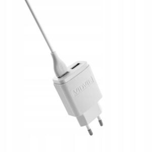 Ładowarka sieciowa VIDVIE PLE245 2.4A 2xUSB + Kabel Type-C +Kabel Lightning