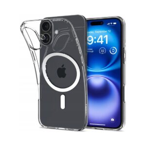 Etui iPhone 17 Spigen Magsafe Liquid Crystal Przezroczysty