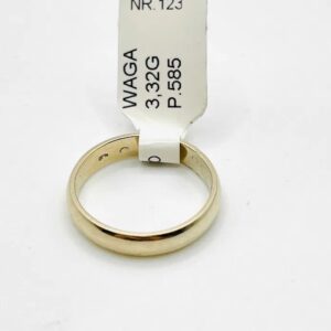 Złota Obrączka W. 3.32g, P. 585, NR 123
