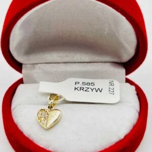Złota Zawieszka W. 0.62g, P. 585, NR 227