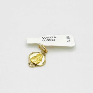 Złota Zawieszka W. 0.82g, P. 585, NR 70