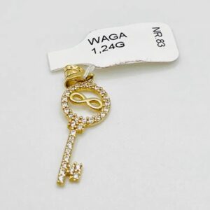 Złota Zawieszka W. 1.24g, P. 585, NR 83