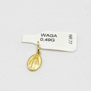 Złota Zawieszka W. 0.49g, P. 585, NR 77