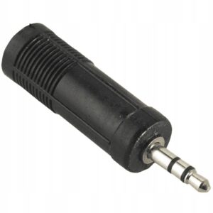 Adapter Hama wtyk minijack 3,5 mm - gniazdo jack 6,3 mm stereo