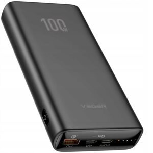 Powerbank Veger 20000 mAh czarny