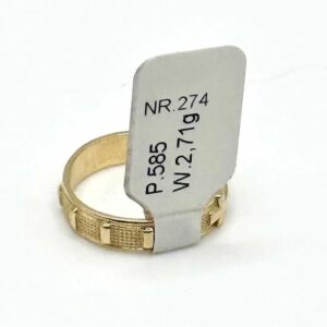 Złota Obrączka W. 2.71g, P. 585, NR 274