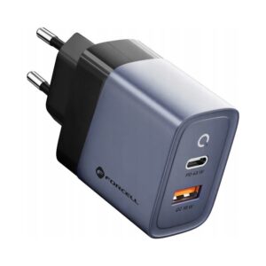 Ładowarka sieciowa do telefonu Forcell F-Energy GaN USB C + USB A QC4.0 PD