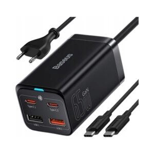 Ładowarka sieciowa uniwersalna Baseus PSZM000901 65W 2xUSB + 2xUSB-C + AC