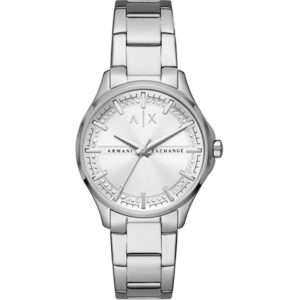 Armani zegarek srebrny bransoleta