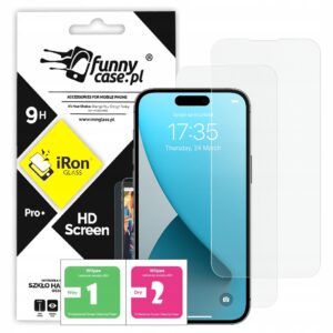 ZESTAW 2 szt. SZKŁO HARTOWANE DO iPHONE X SZKIEŁKO MOCNE TWARDE 9H 2.5D 2x