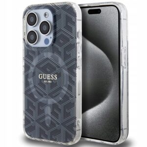 Plecki Guess do Apple iPhone 15 Pro czarny