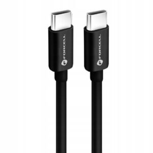 Kabel Forcell USB-C do USB-C 60W PD QC 4.0 Szybki 0.25m