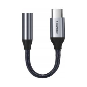 Adapter USB Ugreen USB-C - Jack 3.5mm srebrny (30632)