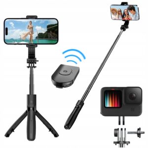 Uchwyt selfie stick Blue Star czarny