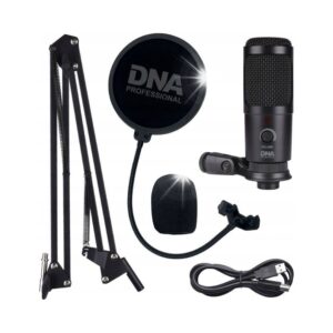 MIKROFON POJEMNOŚCIOWY USB ZESTAW Z AKCESORIAMI DNA PROFESSIONAL CM USB KIT
