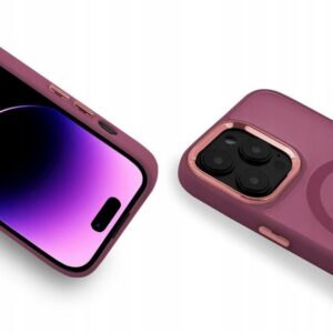 Plecki Pokrowiec MagSafe Magmat do Apple iPhone 15 Pro 1 bordowy