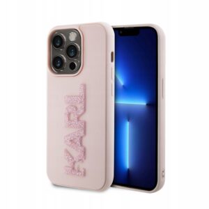 Plecki Karl Lagerfeld do Apple iPhone 15 Pro czarny