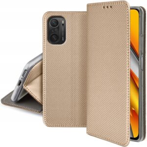 Etui z klapką KrainaGSM do Xiaomi Mi 11i złoty