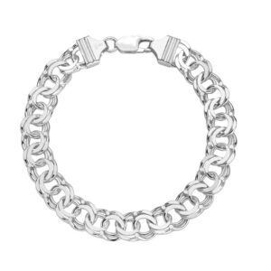 Piękna srebrna bransoletka P.925 W.15,18g nr.299 21cm