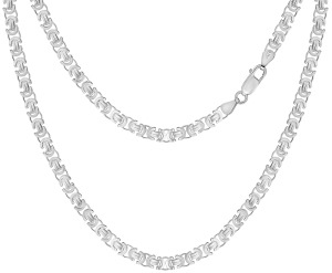 Piękny srebrny Łańcuszek Królewski P.925 W.65,8G 55cm