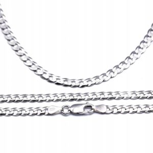 Piękny Srebrny Łańcuszek P.925 4mm 50cm W.11,4 Nr.550