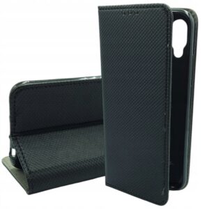 Etui z klapką FLIP MAGNET do HUAWEI P20 LITE CZARNY POKROWIEC KSIĄŻKA