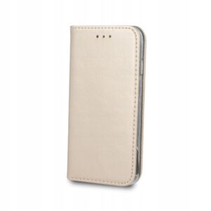 Etui z klapką TelForceOne do Samsung Galaxy A8+ złoty