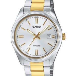 Zegarek Damski Casio LTP-1302SG-7AV Srebrno-Złoty Wodoszczelny WR50 Box
