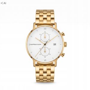 Kapten & Son Chrono Gold Steel