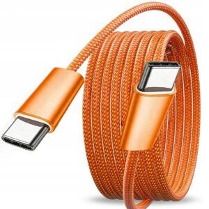 Kabel MFC USB typ C - USB typ C 2 m pomarańczowy